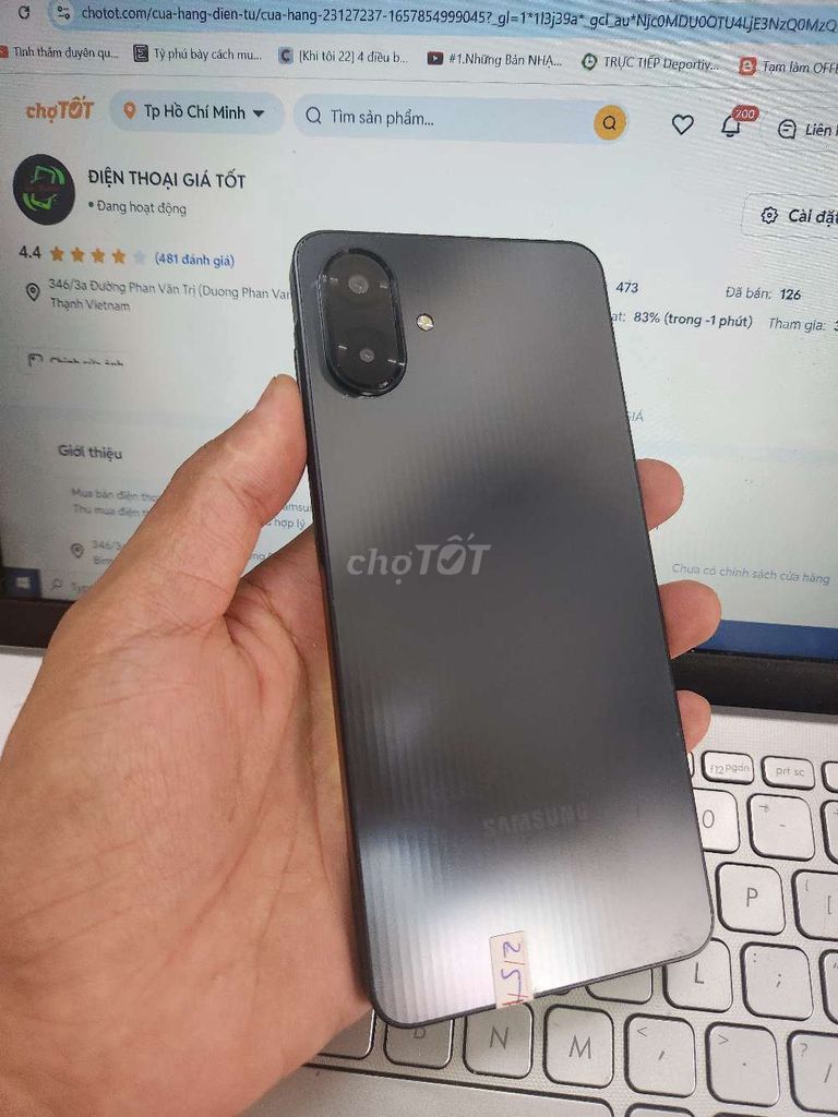 SAMSUNG A07 6GB.128GB PIN 5000 HELIO G99 ZIN ĐẸP. Mua bán Điện thoại tại Quận Bình Thạnh Tp Hồ Chí Minh được đăng bởi Dân Mobile hình 1