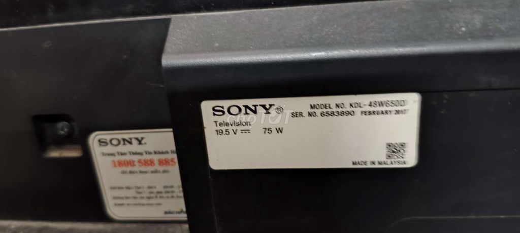 Tivi Sony KDL-48W650D Đen 2017. Mua bán Tivi, Âm thanh tại Quận Hai Bà Trưng Hà Nội được đăng bởi Mr Hung hình 1