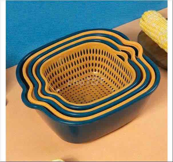 Rổ chậu nhựa xanh vàng bộ 6 món. Mua bán Dụng cụ nhà bếp tại Thành phố Hà Tĩnh Hà Tĩnh được đăng bởi Đại Lý Quang Trung hình 1
