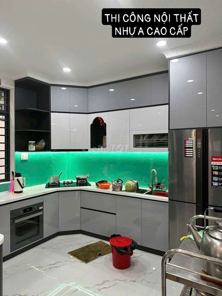 THI CÔNG TỦ BẾP NHỰA CAO CẤP. Mua bán Tủ, kệ gia đình tại Quận Gò Vấp Tp Hồ Chí Minh được đăng bởi Nội Thất Phúc Trường An hình 1