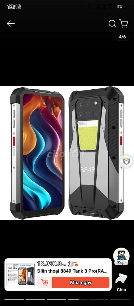 8849 Tank 3 Pro 512GB Đen. Mua bán Điện thoại tại undefined Ninh Thuận được đăng bởi Trung Tiệp Huỳnh hình 1