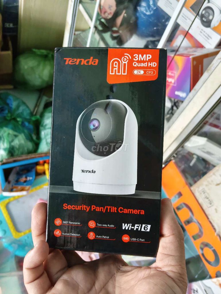 Camera Tenda CP3 3MP Wi-Fi 6 Trắng. Mua bán Máy ảnh, Máy quay tại Thành phố Rạch Giá Kiên Giang được đăng bởi camera102 com hình 1