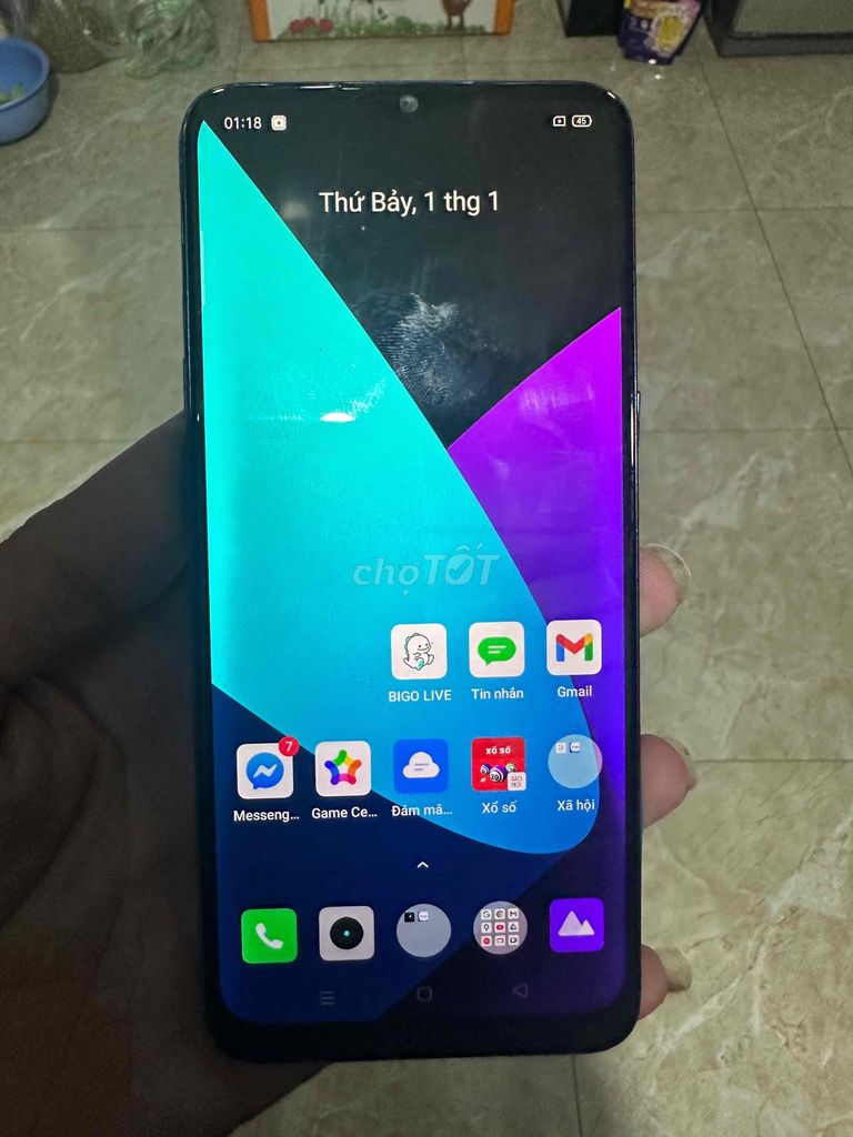 Realme 5i 64GB Xanh. Mua bán Điện thoại tại Huyện Hóc Môn Tp Hồ Chí Minh được đăng bởi Vuduyha hình 1