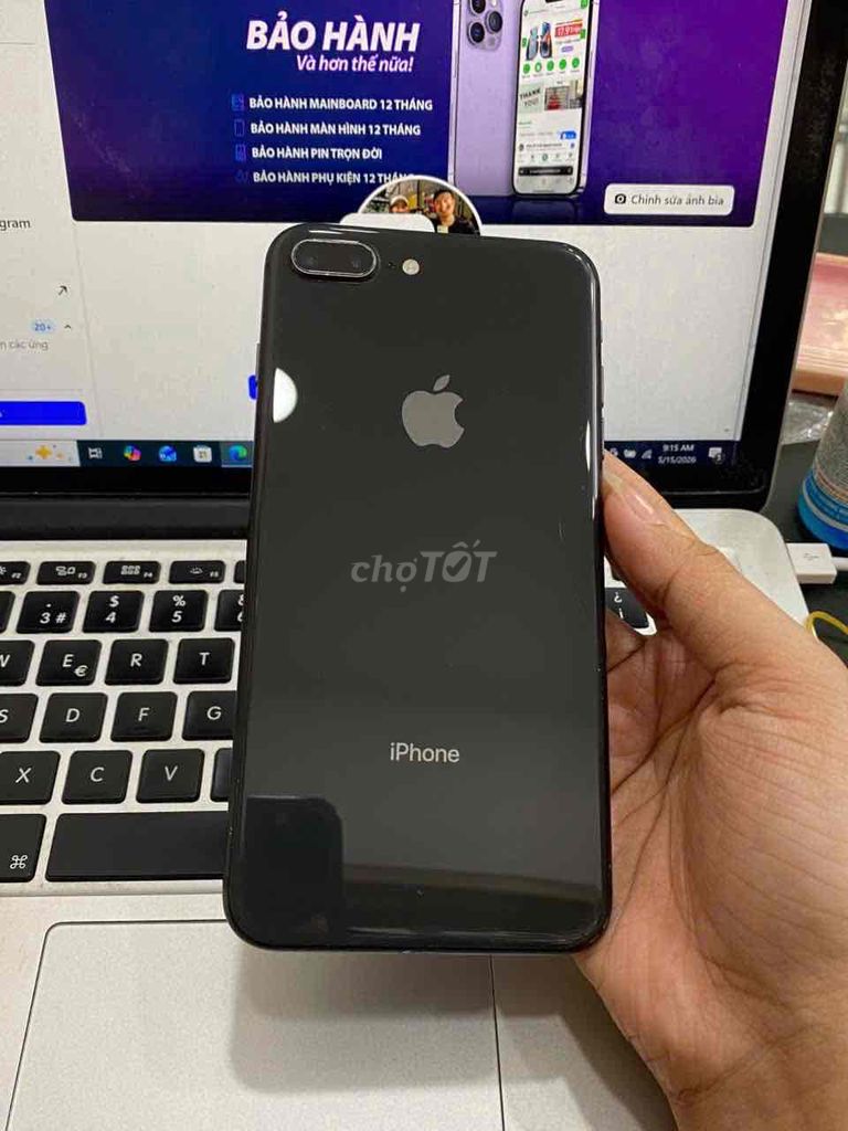 Iphone 8Plus 64G Đen LL/A  Pin pisen. Mua bán Điện thoại tại Quận 3 Tp Hồ Chí Minh được đăng bởi Tuấn Nguyễn hình 1