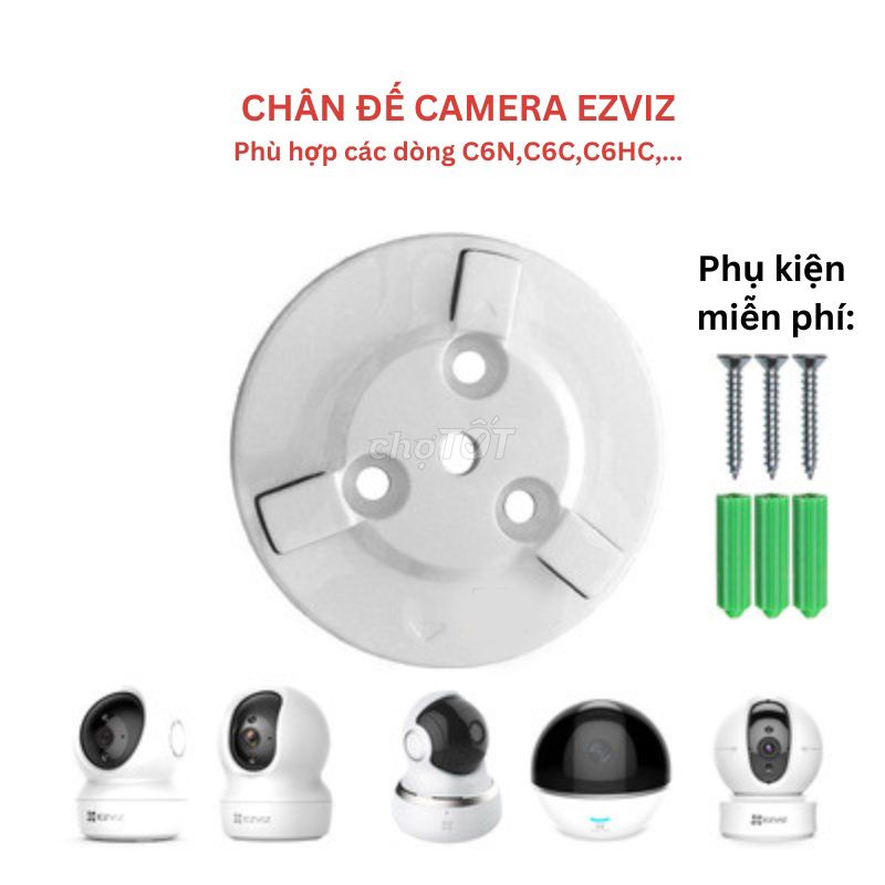 Chân đế camera EZVIZ Trắng Nhựa C6N. Mua bán Nội thất, đồ gia dụng khác tại Quận Tân Phú Tp Hồ Chí Minh được đăng bởi Thu Nguyen hình 1
