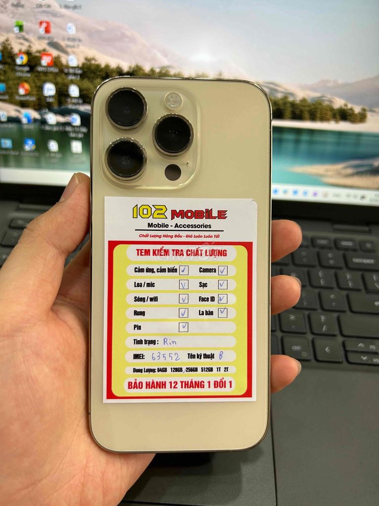 iPhone 14 Pro 128GB Vàng Gold máy đẹp nét. Mua bán Điện thoại tại Thành phố Buôn Ma Thuột Đắk Lắk được đăng bởi Nguyễn Hoàng hình 1