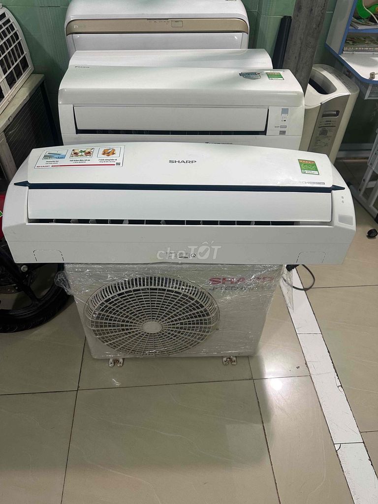 Máy lạnh Sharp 1.5hp Trắng Inverter. Mua bán Máy lạnh, điều hoà tại Thành phố Dĩ An Bình Dương được đăng bởi Điện  máy HT hình 1