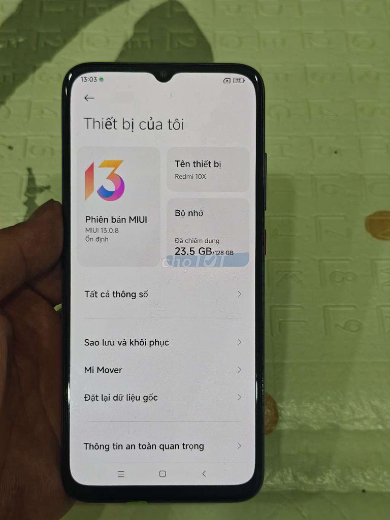 Xiaomi Redmi 10X 6/128GB Tím. Mua bán Điện thoại tại Quận Hoàng Mai Hà Nội được đăng bởi Nguyennoi hình 1