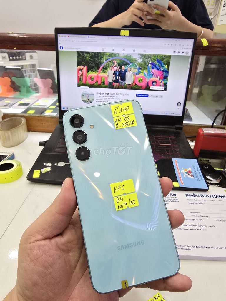 ☆ Samsung A16 5G 8GB/256GB Xanh Đã dùng. Mua bán Điện thoại tại Thành phố Long Xuyên An Giang được đăng bởi Facebook Cầm Đồ Thúy Vân hình 1