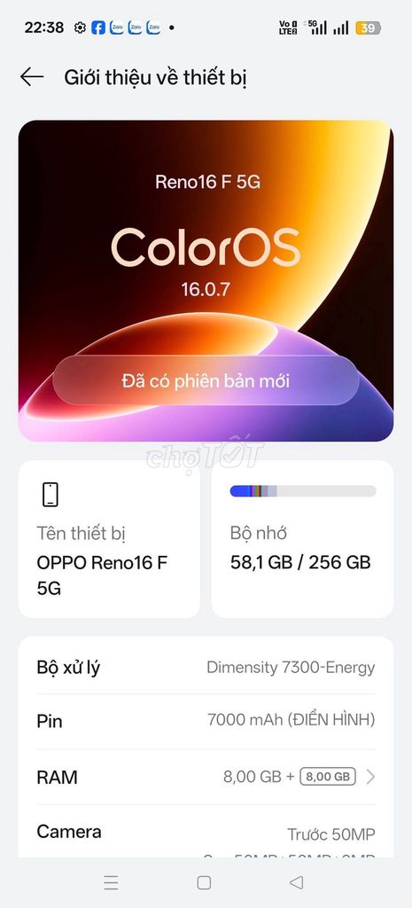 Oppo Reno16 F 5G 256GB Tím. Mua bán Điện thoại tại Quận 10 Tp Hồ Chí Minh được đăng bởi Hội Đồ Điện Tử hình 1