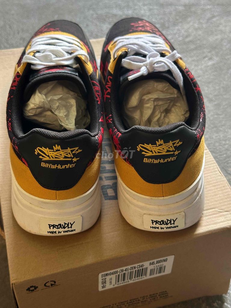 Giày thể thao Bitis Hunter Vải size 45. Mua bán Giày dép tại Huyện Nhà Bè Tp Hồ Chí Minh được đăng bởi thun mĩ 20k hình 1