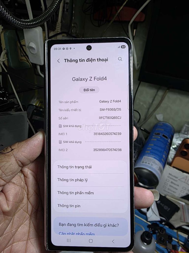 Galaxy Z Fold4 256GB VN zin toàn bộ giá rẻ. Mua bán Điện thoại tại Quận 8 Tp Hồ Chí Minh được đăng bởi Thiên Hòa mobile  hình 1