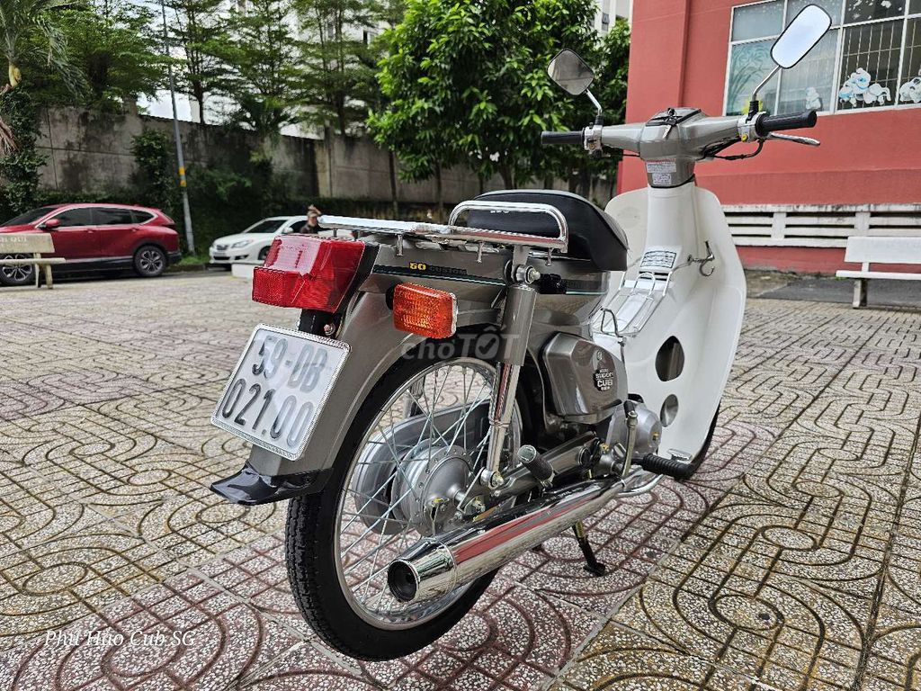 Honda Super Cub 50cc Custom Có Đề Nhật Tuyệt Đẹp. Mua bán Xe máy tại Quận Bình Tân Tp Hồ Chí Minh được đăng bởi Phú Hào Cub SG Thịnh Vượng hình 6
