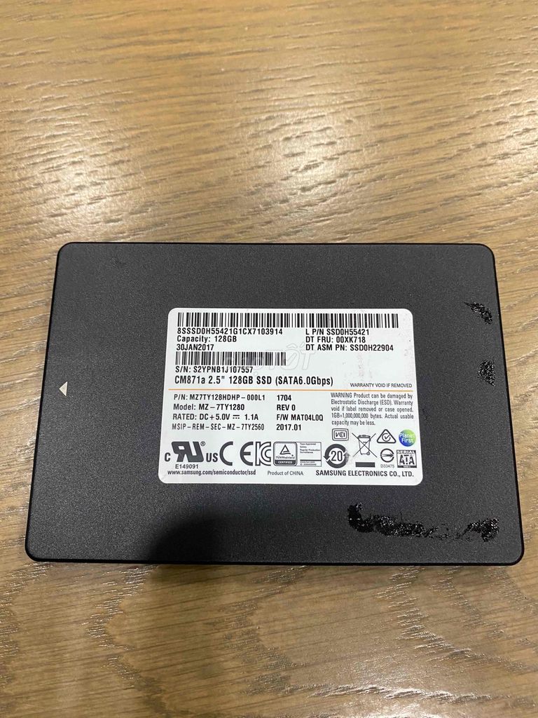 Ổ cứng Ssd 128G Samsung cho Laptop Pc Win 10