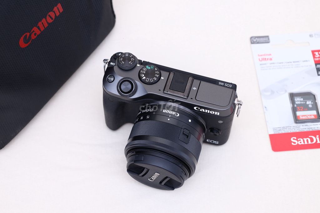 Máy ảnh Canon EOS M6 Đen. Mua bán Máy ảnh, Máy quay tại Thành phố Thủ Đức Tp Hồ Chí Minh được đăng bởi Nguyễn Thị Hải Yến hình 1