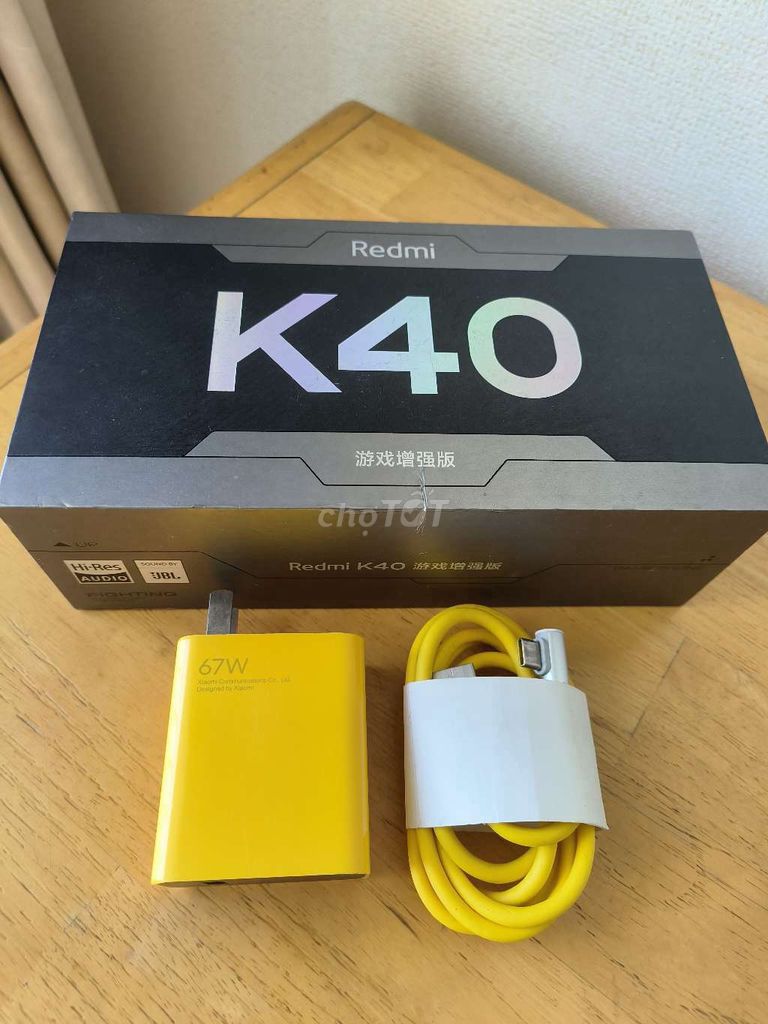 Sạc Xiaomi Redmi K40 67W bản màu vàng. Mua bán Phụ kiện (Màn hình, Chuột...) tại Quận Tân Phú Tp Hồ Chí Minh được đăng bởi Mint hình 1