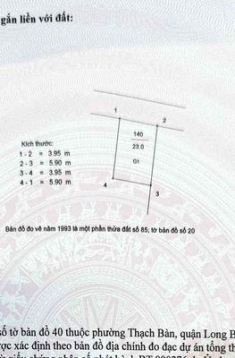 Plot of land 23 m² · Đường Cổ Linh