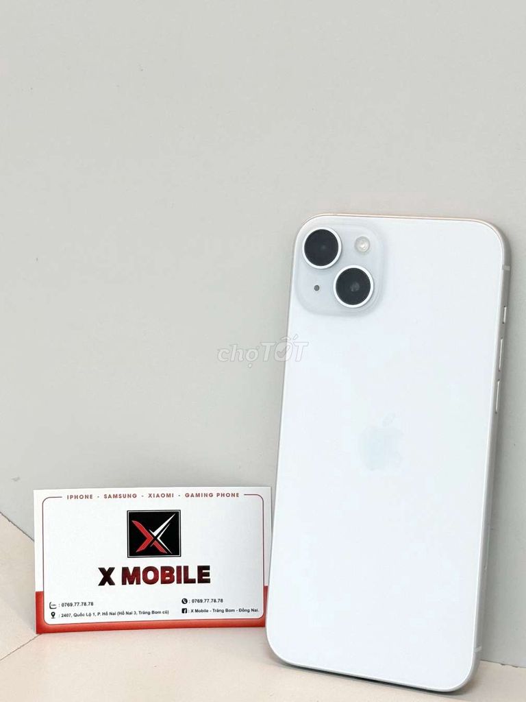 15 PLUS 256GB XANH BLUE ZIN CHUẨN ĐẸP + KÈM BHV. Mua bán Điện thoại tại Huyện Trảng Bom Đồng Nai được đăng bởi X Mobile Trảng Bom hình 1