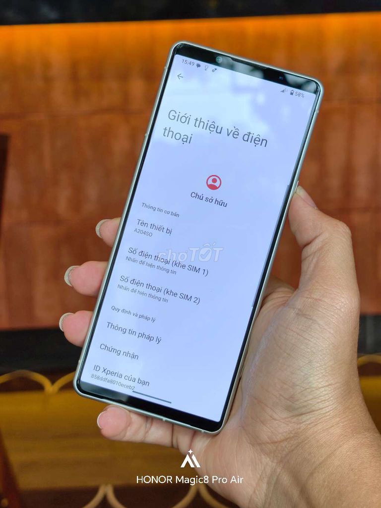 Sony Xperia 5 Mark IV Trắng. Mua bán Điện thoại tại Quận Hải Châu Đà Nẵng được đăng bởi HỒng Quân hình 1