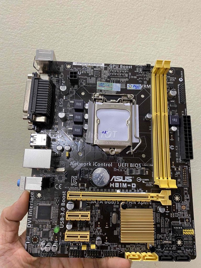 Main H81  ,H61 chạy Full. Mua bán Linh kiện (RAM, Card...) tại Quận Hoàng Mai Hà Nội được đăng bởi ThienAn hình 1