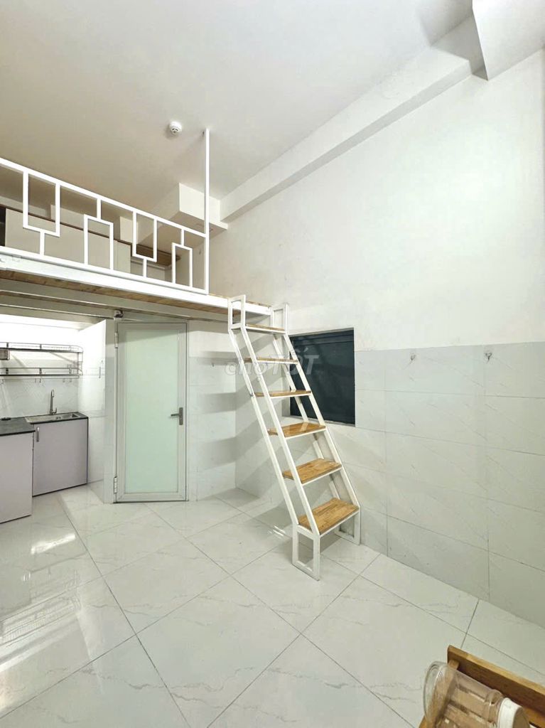 CHDV - PHÒNG DUPLEX NGAY ĐƯỜNG BÌNH THÀNH - SẴN MÁY LẠNH