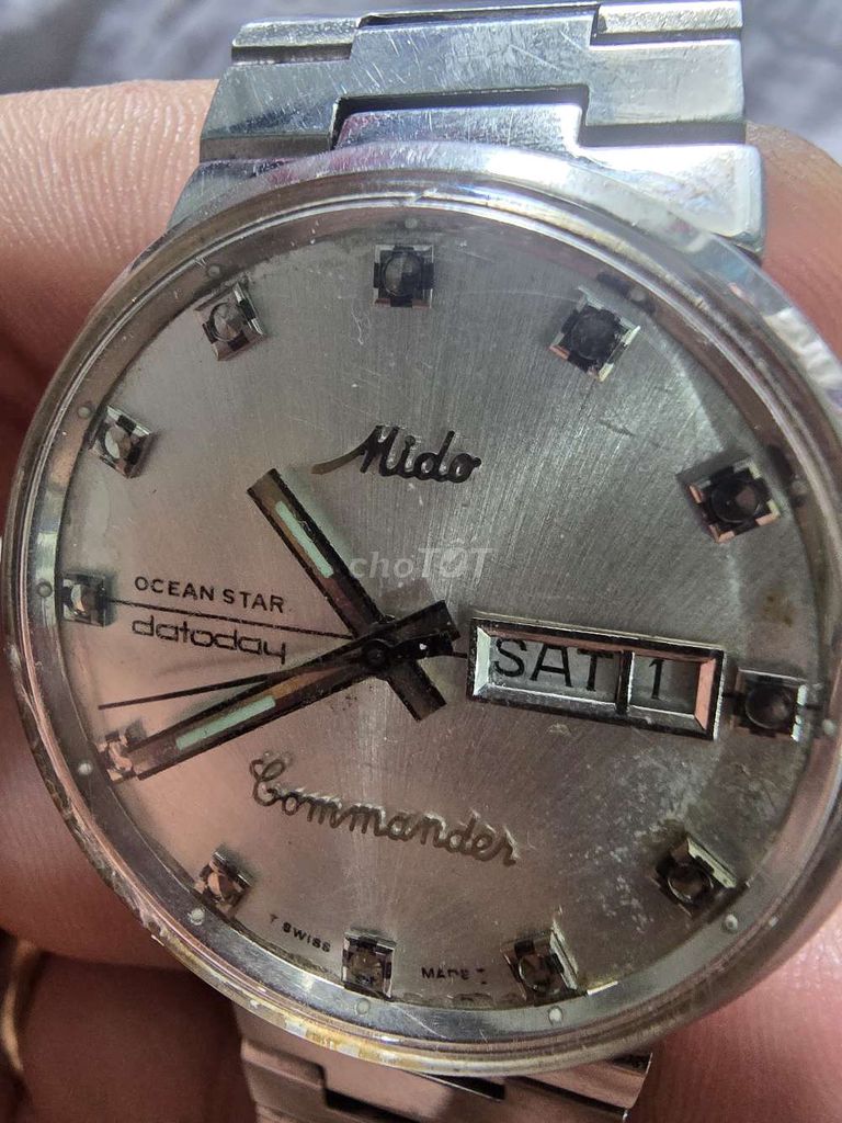Mido Ocean Star Commander Unisex Thép Bạc. Mua bán Đồng hồ tại Thành phố Thủ Đức Tp Hồ Chí Minh được đăng bởi indo tran hình 1