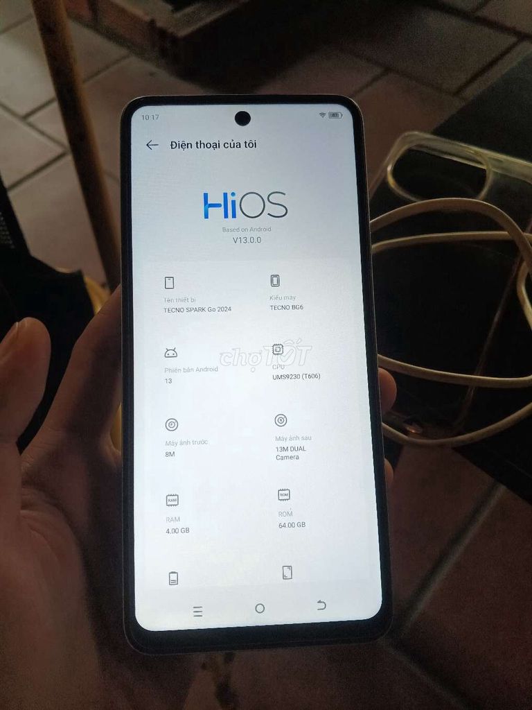 Tecno Spark Go 2024 64GB Đã sử dụng. Mua bán Điện thoại tại Huyện Hóc Môn Tp Hồ Chí Minh được đăng bởi Vương Lâm hình 1