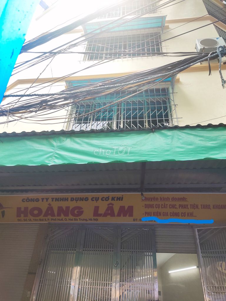 Cho thuê dài hạn cả nhà mặt phố 5 tầng, DT180 m2 trong chợ Giời,Hà Nội