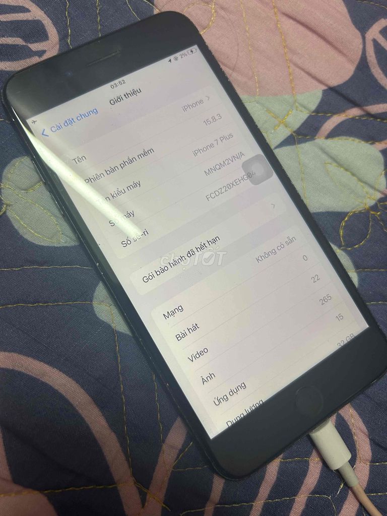 iPhone 7 Plus 32GB Đen Còn vân tay. Mua bán Điện thoại tại Quận Hoàng Mai Hà Nội được đăng bởi tâm hình 1