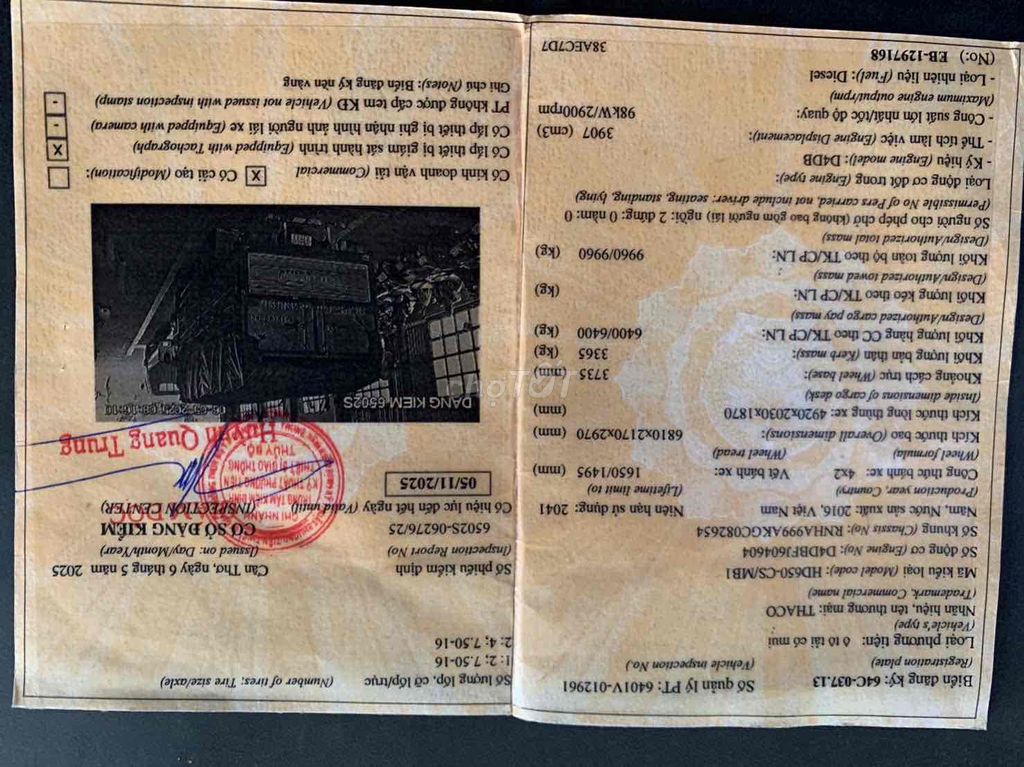 Huyndai hd650 6,5t đời 2016 thùng bạt 5*2*2 m ml. Mua bán Xe tải, xe ben tại Huyện Bình Chánh Tp Hồ Chí Minh được đăng bởi Vi hình 6