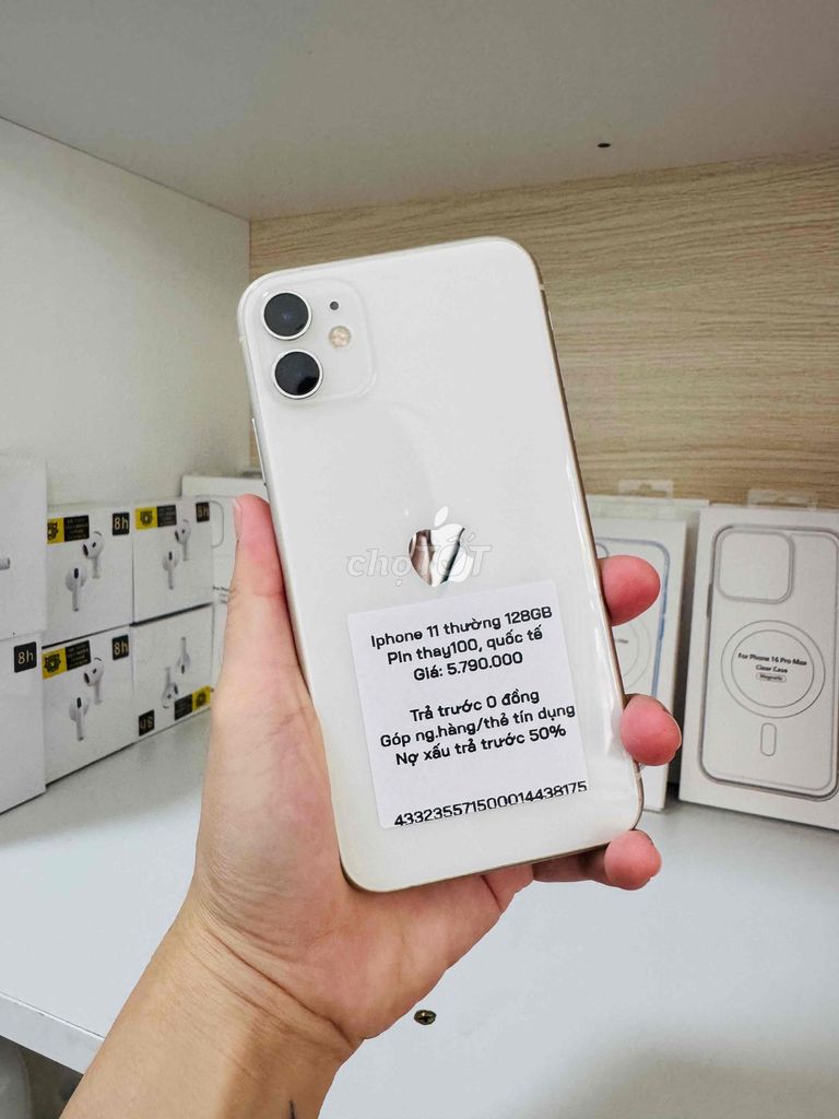 iPhone 11 128GB Trắng. Mua bán Điện thoại tại Thành phố Long Xuyên An Giang được đăng bởi Ngân KNmobile An Giang  hình 1