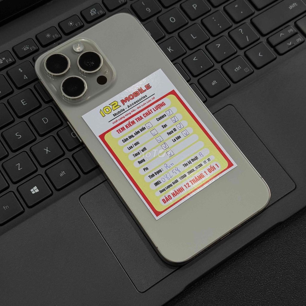iPhone 15 Pro Max 256GB Titan tự nhiên máy đẹp. Mua bán Điện thoại tại Thành phố Buôn Ma Thuột Đắk Lắk được đăng bởi Nguyễn Hoàng hình 1