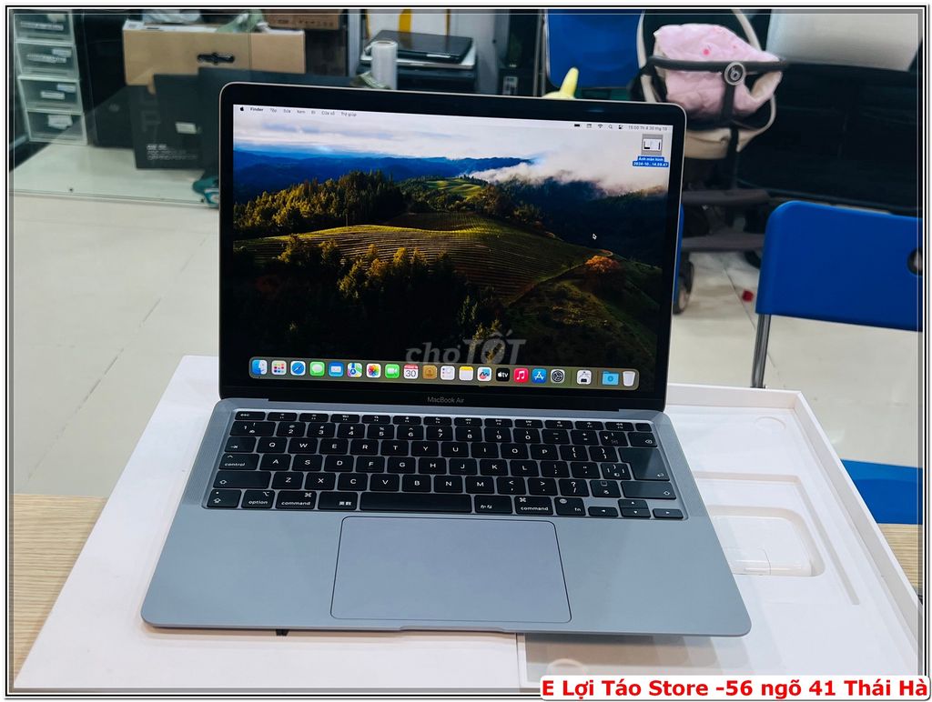 Macbook air M1/8/256Gb Fullbox  Pin 97%