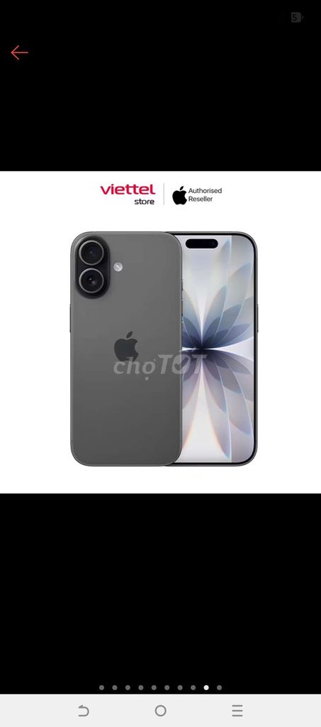 Apple iPhone 17 256GB Đen Mới nguyên seal. Mua bán Điện thoại tại Thị xã Phú Mỹ Bà Rịa - Vũng Tàu được đăng bởi Chiếng Phú hình 1