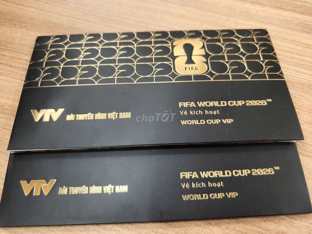 Vé VIP FIFA World Cup 2026 Đen. Mua bán Sở thích khác tại Quận Bình Thạnh Tp Hồ Chí Minh được đăng bởi Nhật Quỳnh hình 1