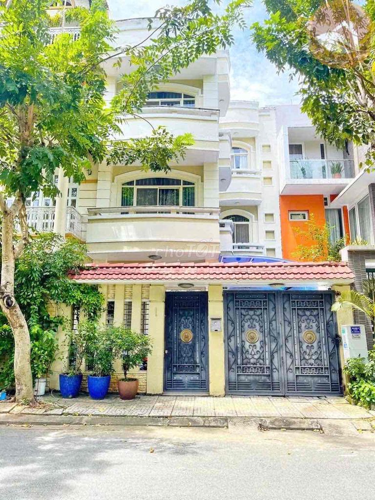 Biệt thự khu An Phú Hưng, Tân Phong, 7*20 trệt 2 lầu, đối diện CV