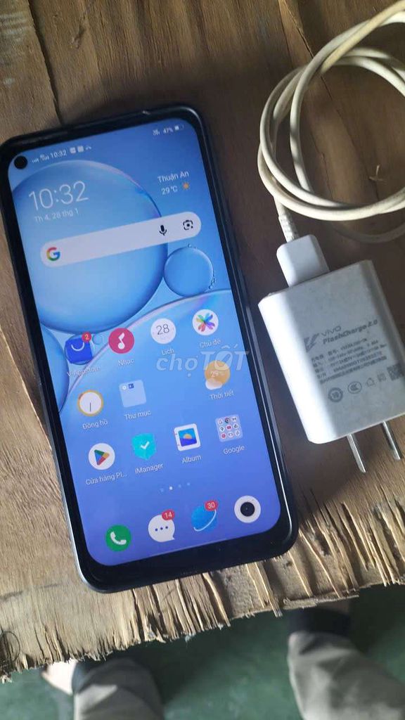 Vivo Y30 128GB Xanh. Mua bán Điện thoại tại Thành phố Thuận An Bình Dương được đăng bởi đinh  hình 1
