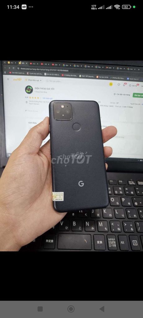 GOOGLE PIXEL 5 8GB.128GB SNAP 765G ZIN FULL CN . Mua bán Điện thoại tại Quận Bình Thạnh Tp Hồ Chí Minh được đăng bởi Dân Mobile hình 1