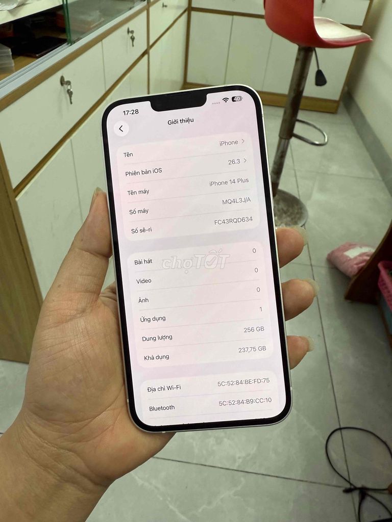IPHONE 14PLUS  256G QT. Mua bán Điện thoại tại Huyện Bình Xuyên Vĩnh Phúc được đăng bởi Minh  hình 1