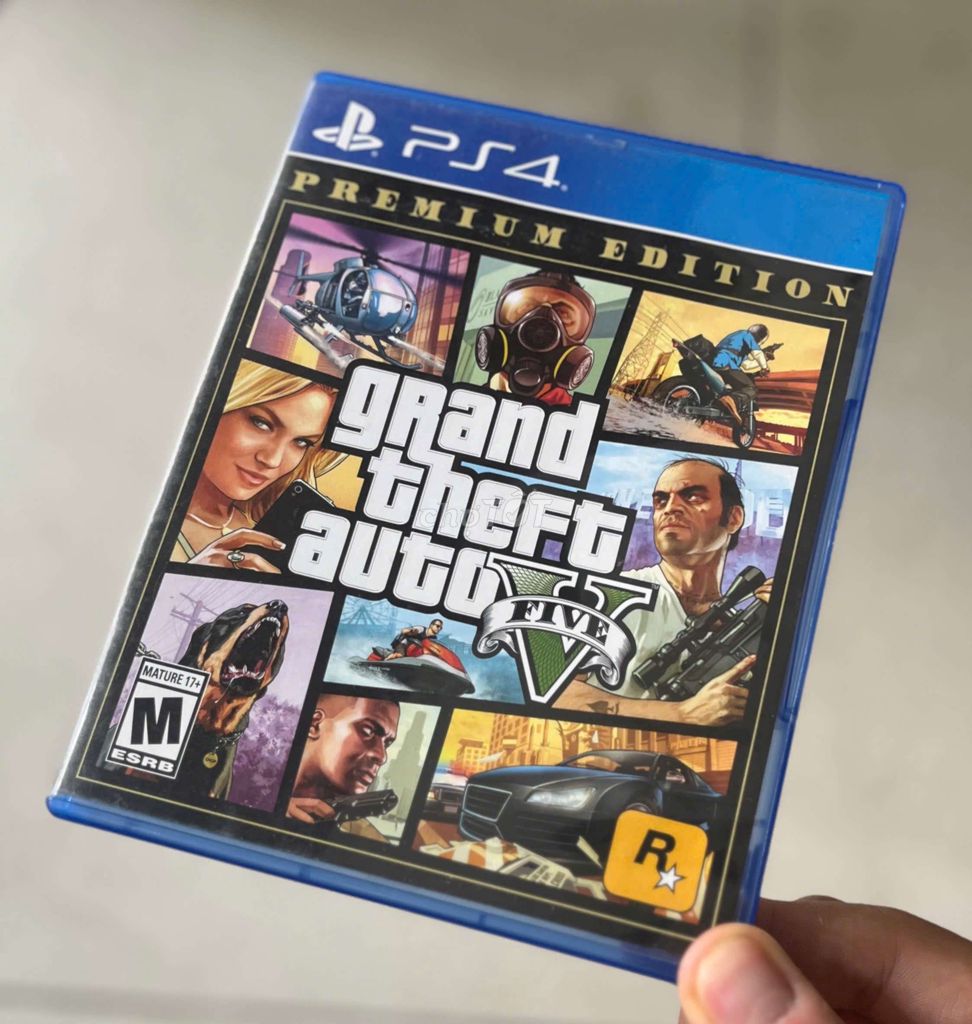 Đĩa game Ps4 GTA V Premium Edition