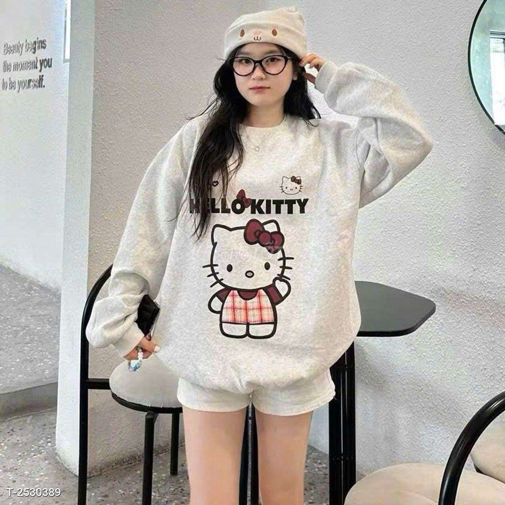 Áo sweater Nam Nữ vải mịn in Hello Kitty. Mua bán Quần áo tại Huyện Bình Chánh Tp Hồ Chí Minh được đăng bởi Nguyễn Minh Tiến hình 1