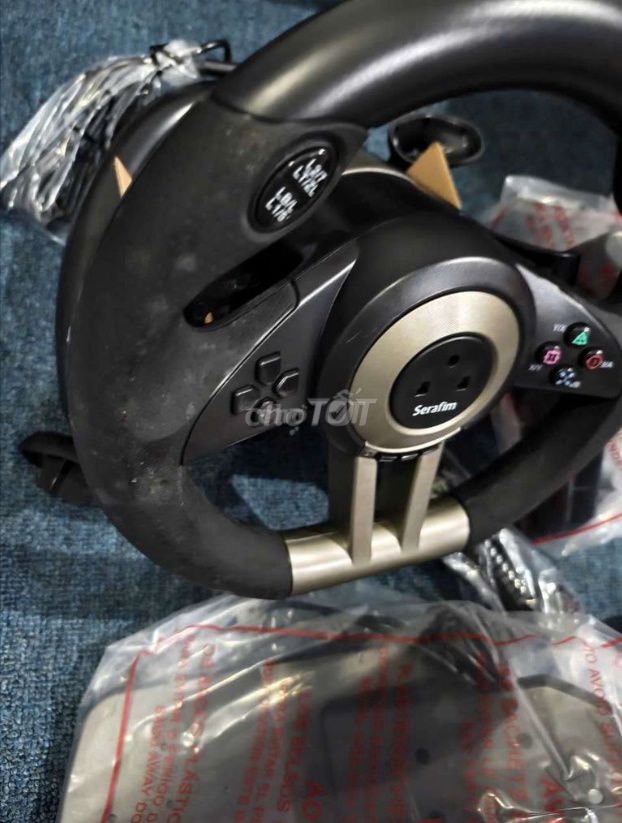 Vô lăng chơi game Serafim R+ Mới. Mua bán Thiết bị chơi game tại Quận 11 Tp Hồ Chí Minh được đăng bởi Thanh Long hình 1