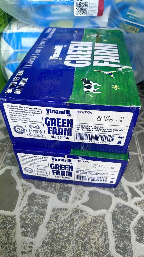 Sữa tươi Vinamilk Greenfarm Ít đường 180ml. Mua bán Đồ ăn, thực phẩm và các loại khác tại Thành phố Thủ Dầu Một Bình Dương được đăng bởi An hình 1