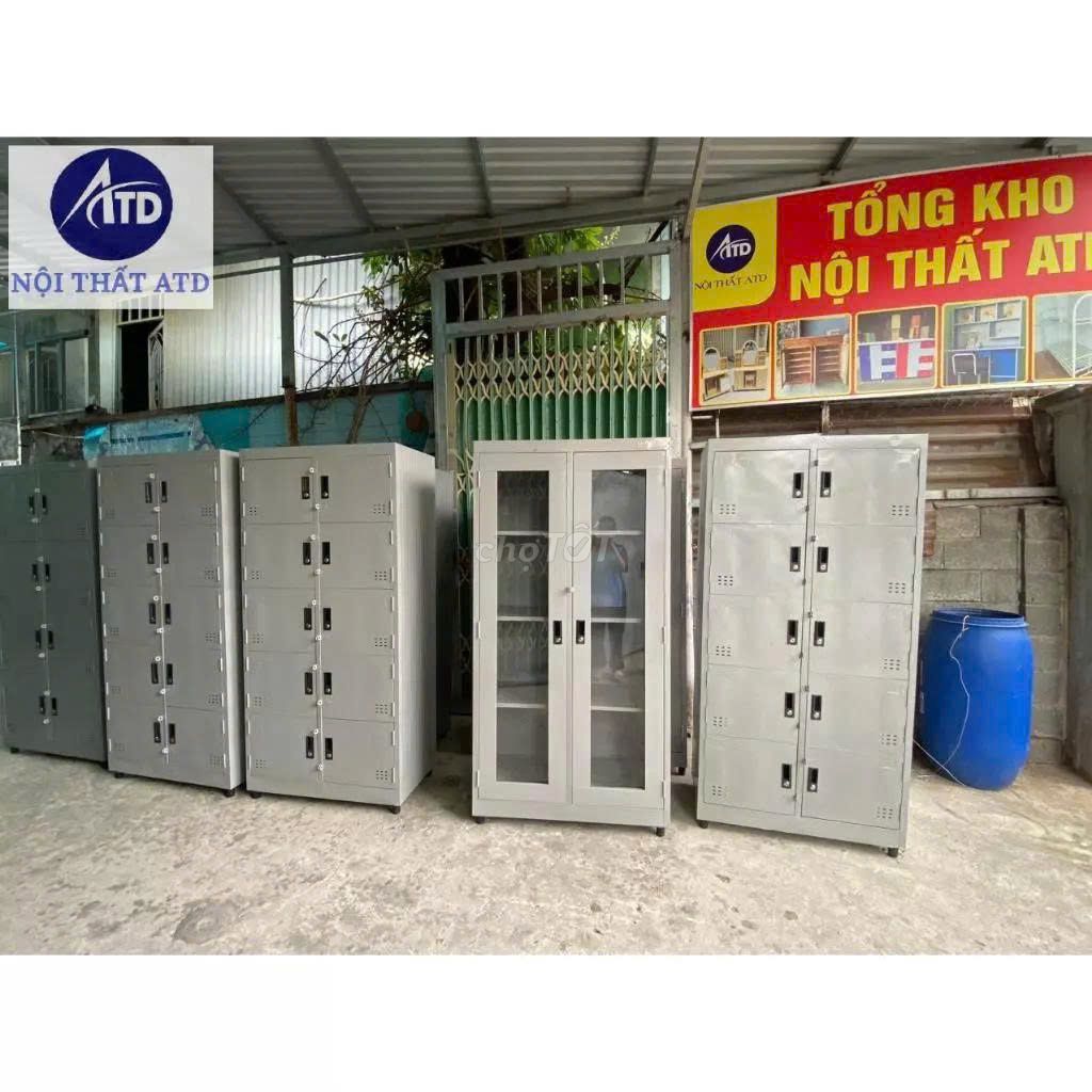 Tủ locker + Tủ locker – Tủ locker + Tủ locker. Mua bán Tủ, kệ gia đình tại Quận Phú Nhuận Tp Hồ Chí Minh được đăng bởi Tổng Kho Nội Thất Sài Gòn hình 1