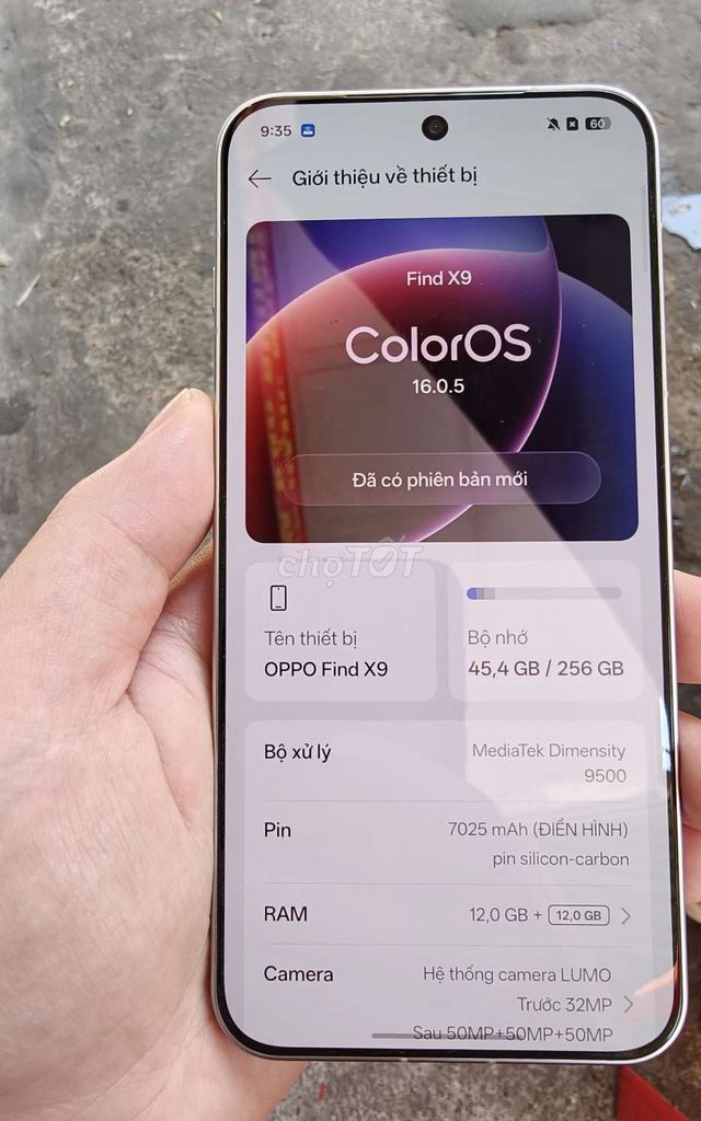 OPPO Find X9 12/256GB chính hãng. Mua bán Điện thoại tại Huyện Việt Yên Bắc Giang được đăng bởi Đỗ hải nam hình 1