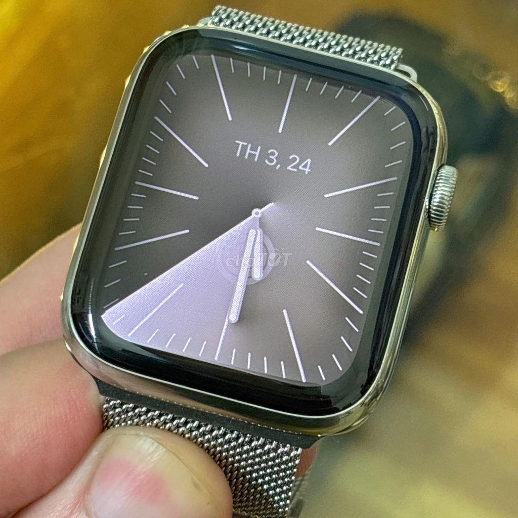 Apple Watch Series 6 Thép Trắng 44MM Esim