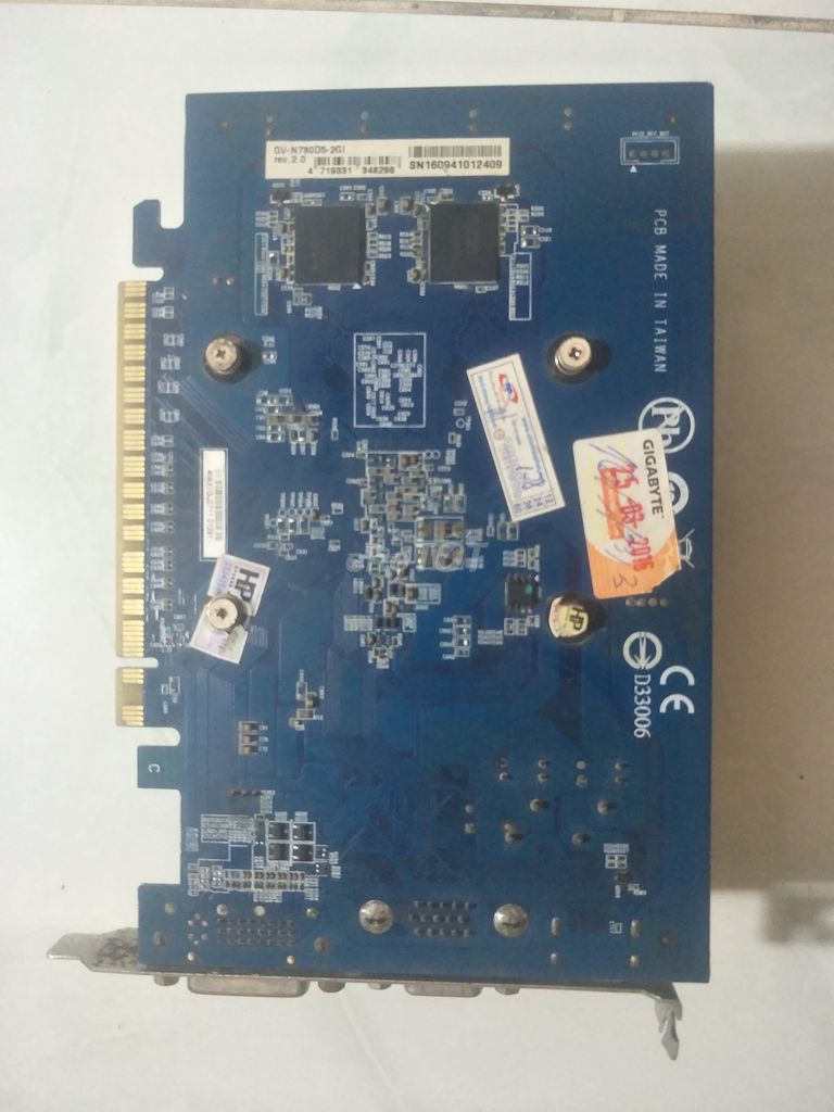GIGABYTE gv n730d5 - 2gi. Mua bán Linh kiện (RAM, Card...) tại Thành phố Dĩ An Bình Dương được đăng bởi Thái Quang hình 2