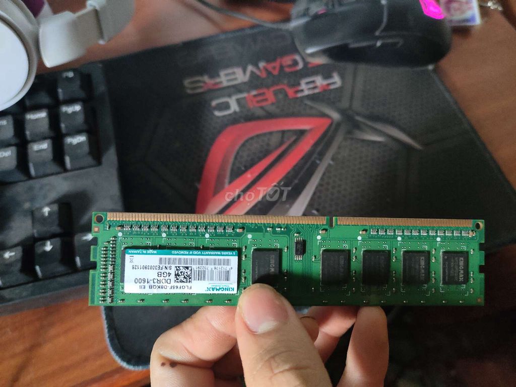 RAM Kingmax DDR3 4GB 1600MHz. Mua bán Linh kiện (RAM, Card...) tại Huyện Trảng Bom Đồng Nai được đăng bởi Nguyen Duc Tai hình 1