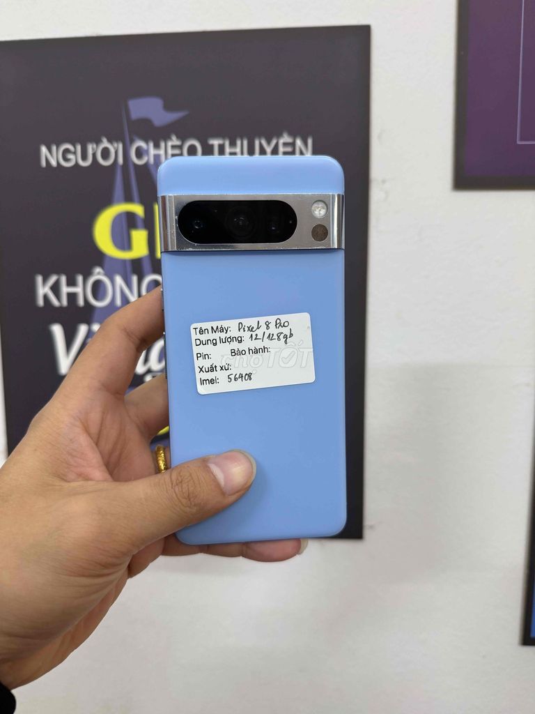Google Pixel 8 Pro 128GB Xanh. Mua bán Điện thoại tại Quận Đống Đa Hà Nội được đăng bởi Hanoimobile MTC hình 1