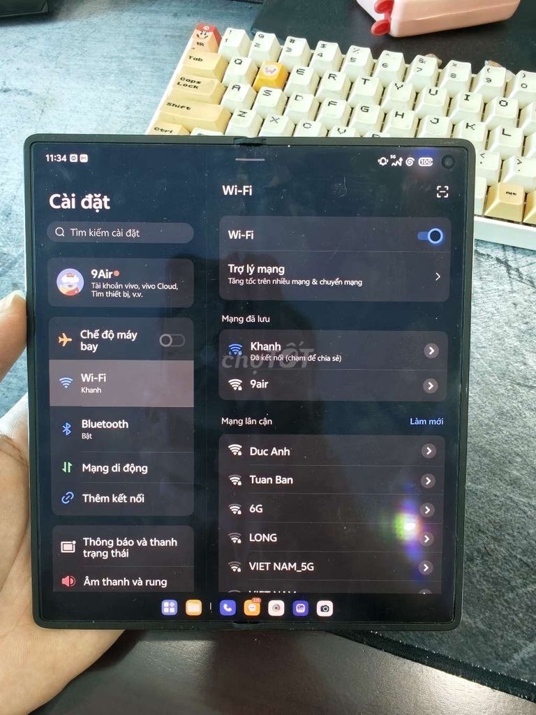 Vivo X Fold 5 Trắng Đã sử dụng. Mua bán Điện thoại tại Huyện Thuỷ Nguyên Hải Phòng được đăng bởi Chi hình 1